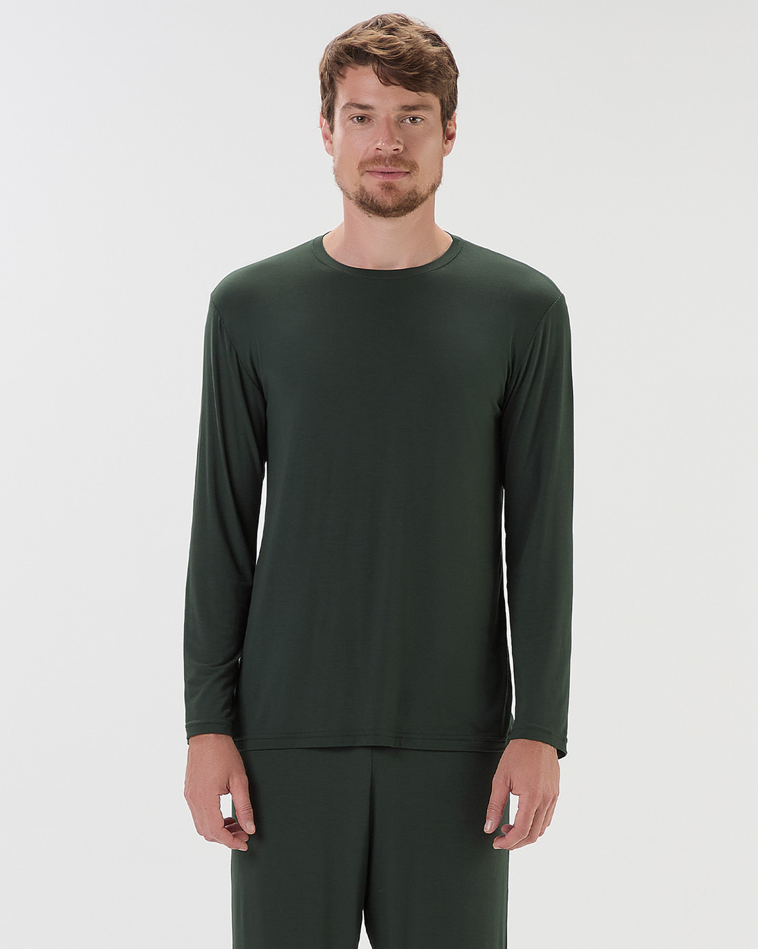 Pijama Masculino Manga Longa Com Calça