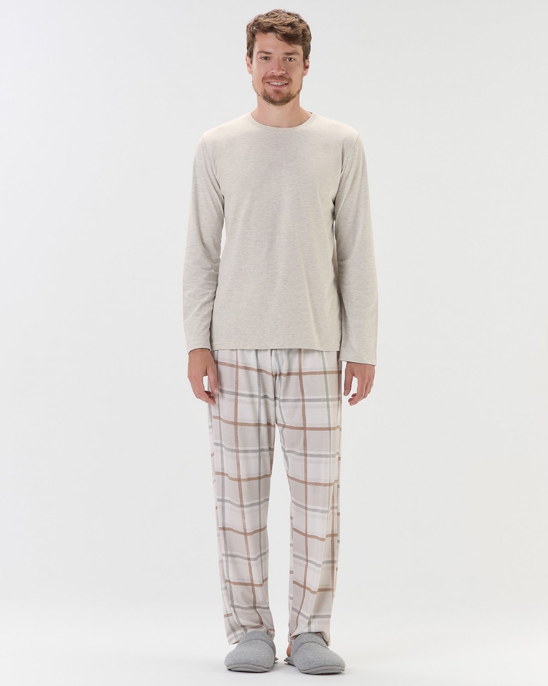 Pijama Masculino Manga Longa Com Calça