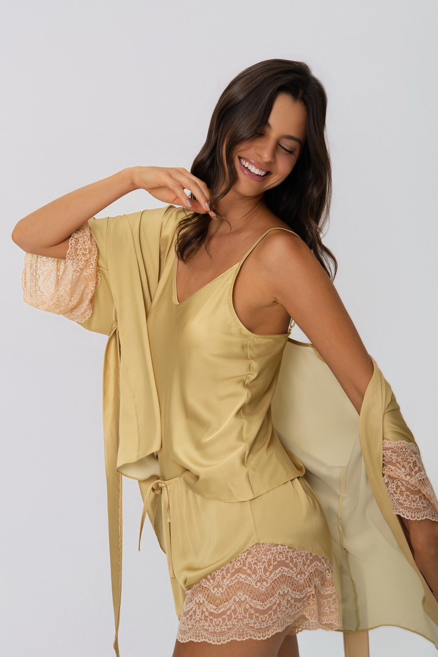 pijama feminino classico c/ 3 peças