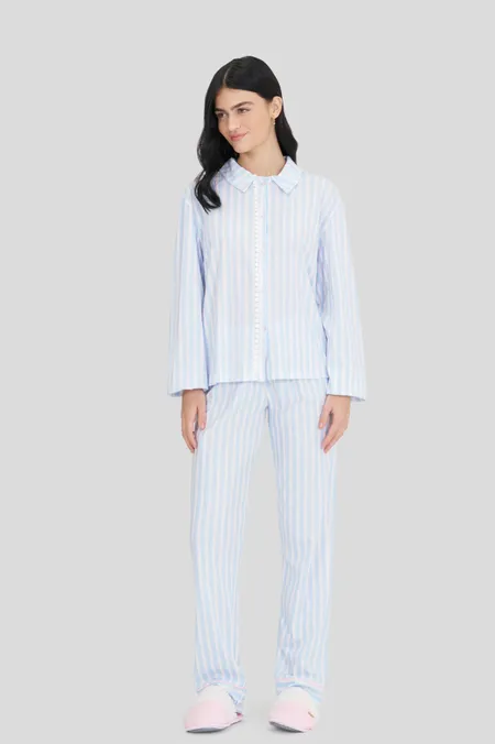 Pijama Longo Americano Feminino Nice Day