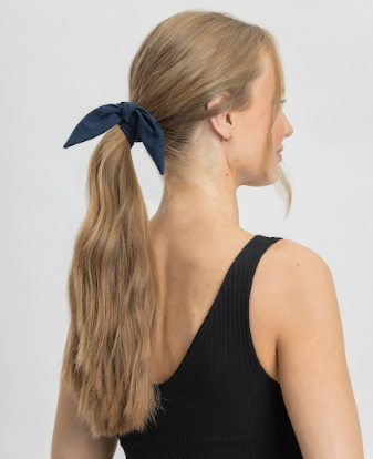 Scrunchie Azul Marinho