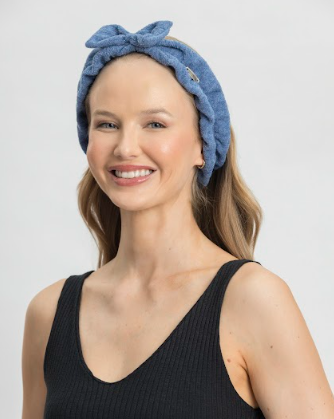 Faixa Skincare Azul Claro