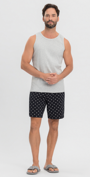 Pijama Masculino Regata Com Samba Canção