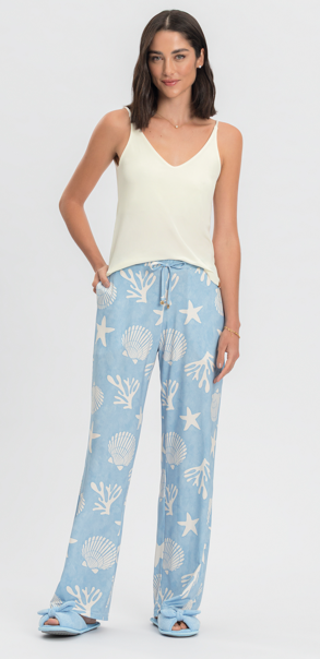 Pijama Feminino Alça Com Calça
