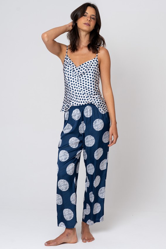 PIJAMA FEMININO ALÇA COM CALÇA