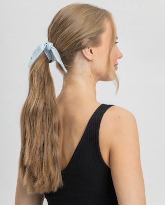 Scrunchie Azul Claro